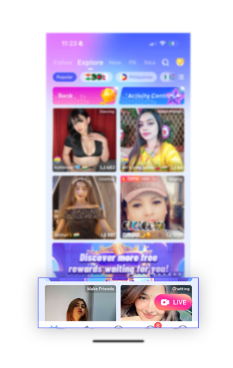 Check your profile and copy Poppo ID.